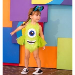 Monsters Inc Mike Romper Disney Jayden and Olivia